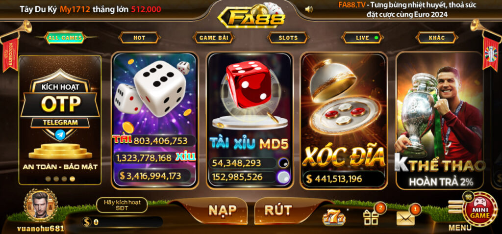 banner fa88casino pro